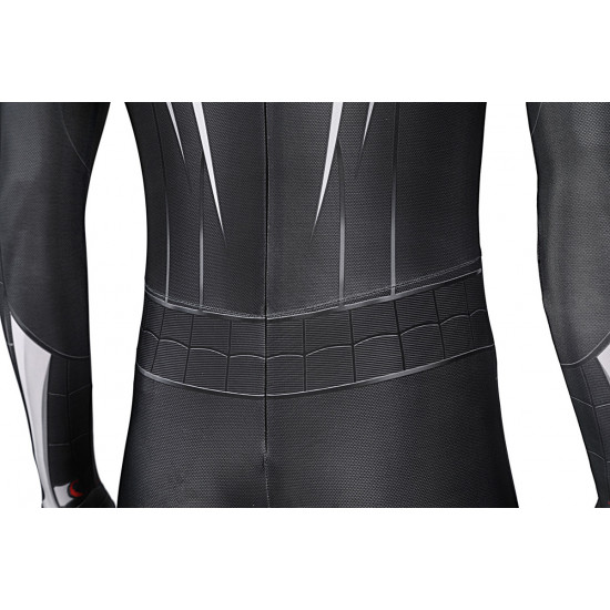 Spider-Man Miles Morales Symbiote Black Suit Jumpsuit Spider-Man Miles Morales Symbiote Black Suit Jumpsuit