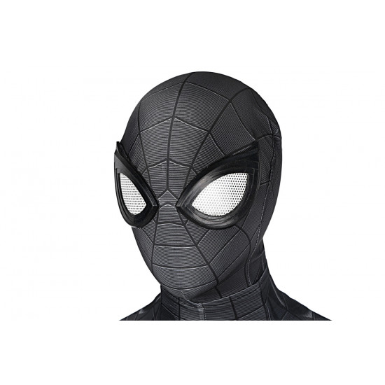 Spider-Man Miles Morales Symbiote Black Suit Jumpsuit Spider-Man Miles Morales Symbiote Black Suit Jumpsuit