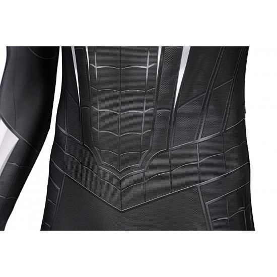 Spider-Man Miles Morales Symbiote Black Suit Jumpsuit Spider-Man Miles Morales Symbiote Black Suit Jumpsuit