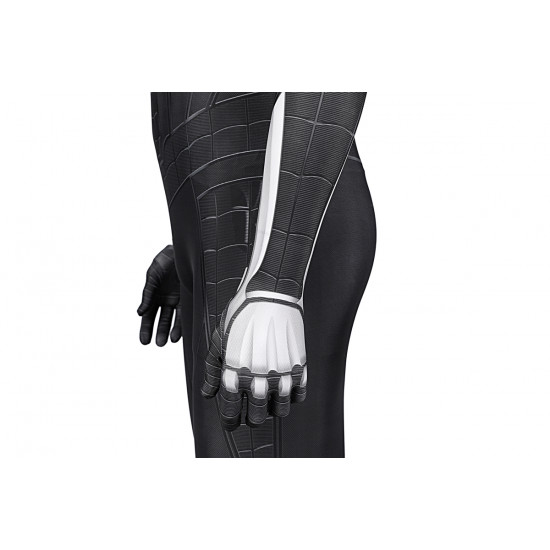 Spider-Man Miles Morales Symbiote Black Suit Jumpsuit Spider-Man Miles Morales Symbiote Black Suit Jumpsuit