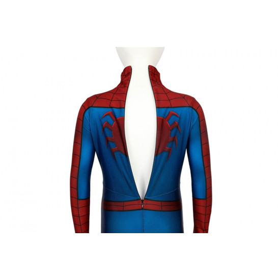 Spider-Man PS4 Peter Parker Kids 3D Zentai Jumpsuit