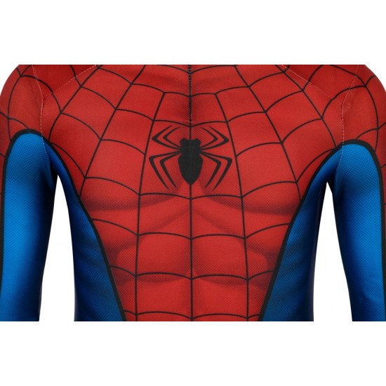 Spider-Man PS4 Peter Parker Kids 3D Zentai Jumpsuit