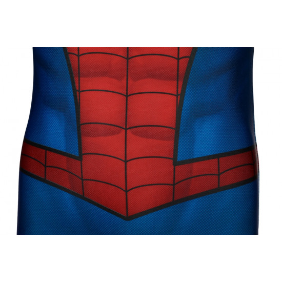 Spider-Man PS4 Peter Parker Kids 3D Zentai Jumpsuit