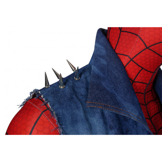 Spider-Man PS4 Spider-Punk 3D Jumpsuit Zentai Spider-Man PS4 Spider-Punk 3D Jumpsuit Zentai
