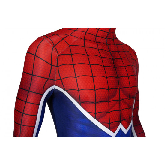 Spider-Man PS4 Spider-Punk 3D Jumpsuit Zentai Spider-Man PS4 Spider-Punk 3D Jumpsuit Zentai
