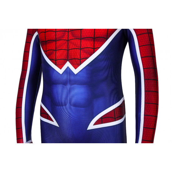 Spider-Man PS4 Spider-Punk Kids 3D Zentai Jumpsuit Spider-Man PS4 Spider-Punk Kids 3D Zentai Jumpsuit