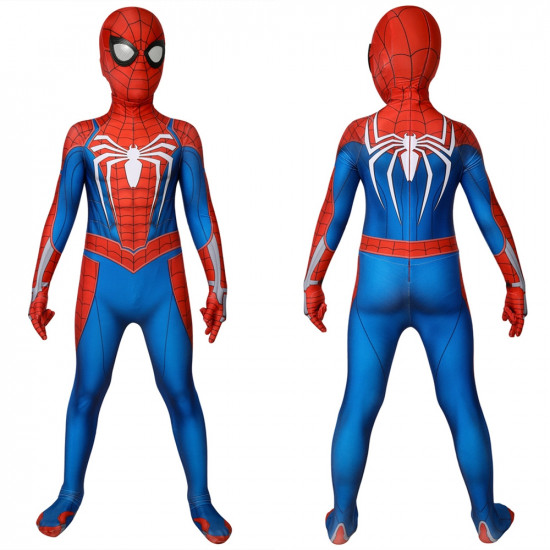 Spider-Man PS4 Spiderman Kids 3D Zentai Jumpsuit