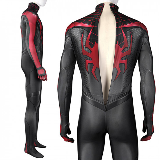 Spider-Man PS5 Miles Morales Jumpsuit Zentai Spider-Man PS5 Miles Morales Jumpsuit Zentai