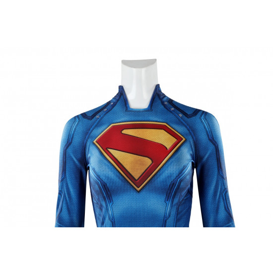 Supergirl Kara Zor-El Cosplay Jumpsuit with Cloak Supergirl Kara Zor-El Cosplay Jumpsuit with Cloak