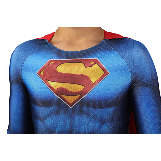Superman and Lois Superman Kids Jumpsuit with Cloak Superman and Lois Superman Kids Jumpsuit with Cloak