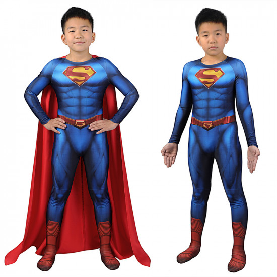 Superman and Lois Superman Kids Jumpsuit with Cloak Superman and Lois Superman Kids Jumpsuit with Cloak