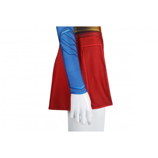 Superman Legacy Supergirl Cosplay Jumpsuit with Cloak Superman Legacy Supergirl Cosplay Jumpsuit with Cloak