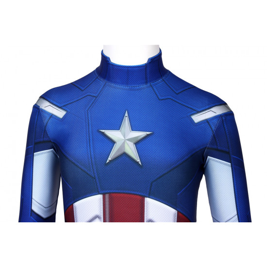 The Avengers Captain America Kids 3D Jumpsuit The Avengers Captain America Kids 3D Jumpsuit