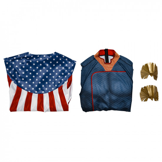 The Boys Homelander Cosplay Jumpsuit with Cloak The Boys Homelander Cosplay Jumpsuit with Cloak
