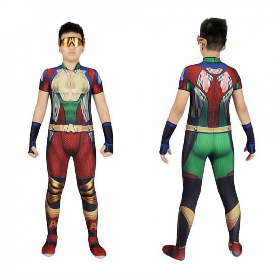 The Boys Season 3 A-train Kids Cosplay Jumpsuit The Boys Season 3 A-train Kids Cosplay Jumpsuit
