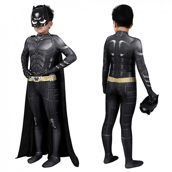 The Dark Knight Rises Bruce Wayne Batman Kids 3D Jumpsuit