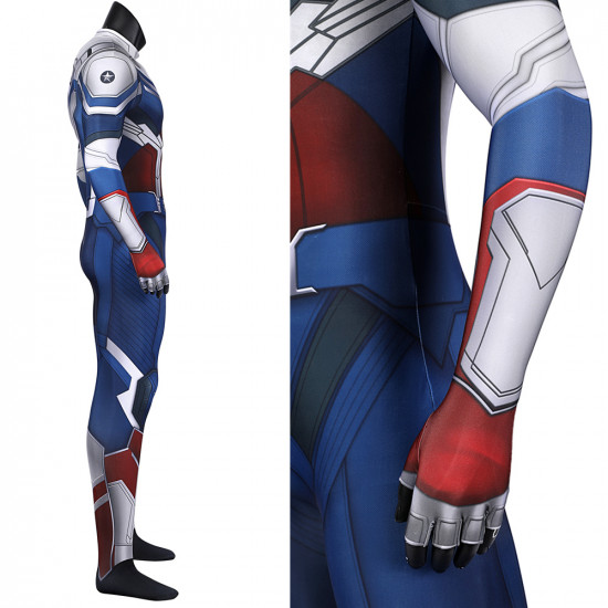 The Falcon and the Winter Soldier New Captain America Sam Wilson Jumpsuit The Falcon and the Winter Soldier New Captain America Sam Wilson Jumpsuit