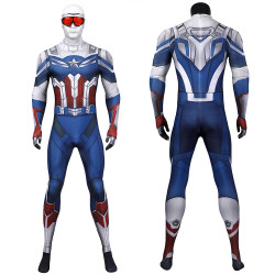 The Falcon and the Winter Soldier New Captain America Sam Wilson Jumpsuit