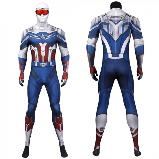 The Falcon and the Winter Soldier New Captain America Sam Wilson Jumpsuit The Falcon and the Winter Soldier New Captain America Sam Wilson Jumpsuit
