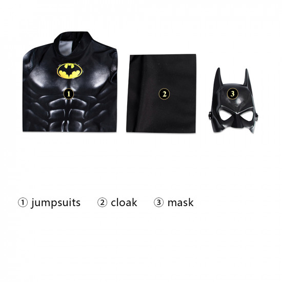 The Flash Batman Bruce Wayne Michael Keaton Kids Jumpsuit The Flash Batman Bruce Wayne Michael Keaton Kids Jumpsuit
