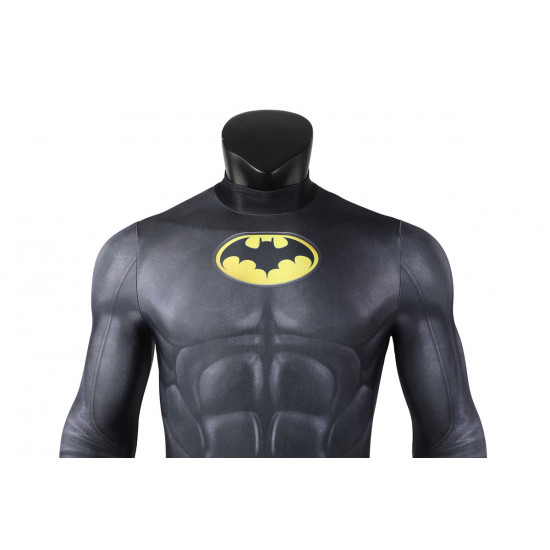 The Flash Bruce Wayne Michael Keaton Batman Jumpsuit with Cloak The Flash Bruce Wayne Michael Keaton Batman Jumpsuit with Cloak