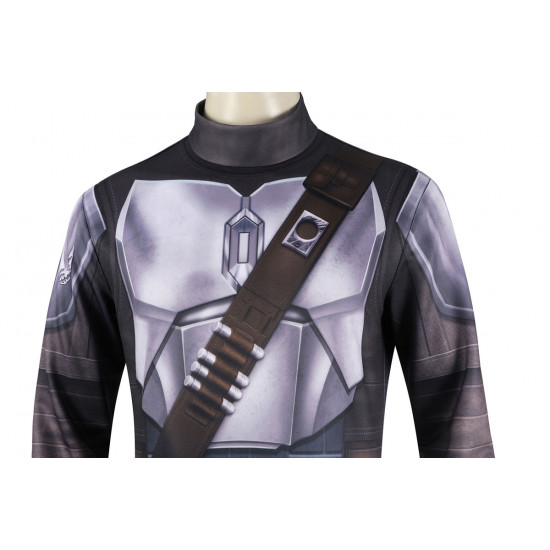 The Mandalorian 3 Mandalorian Din Djarin Jumpsuit with Cloak The Mandalorian 3 Mandalorian Din Djarin Jumpsuit with Cloak