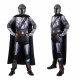 The Mandalorian 3 Mandalorian Din Djarin Jumpsuit with Cloak The Mandalorian 3 Mandalorian Din Djarin Jumpsuit with Cloak