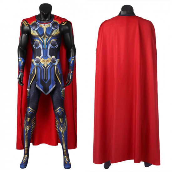 Thor 4 Thor Cosplay Jumpsuit with Cloak Thor 4 Thor Cosplay Jumpsuit with Cloak