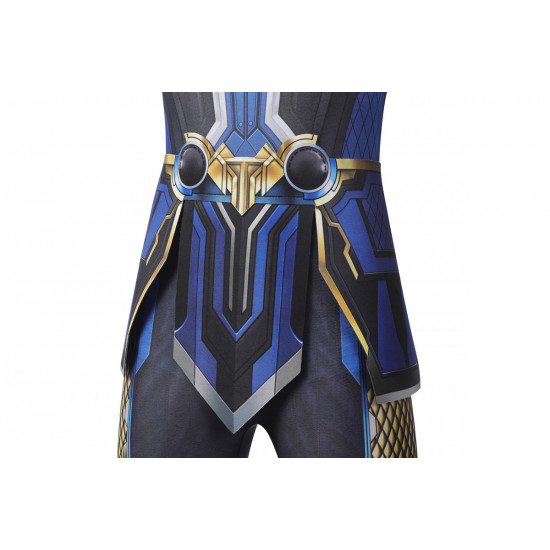 Thor Love and Thunder Thor Cosplay Kids Jumpsuit with Cloak Thor Love and Thunder Thor Cosplay Kids Jumpsuit with Cloak