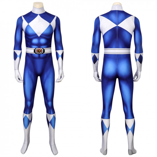 Tricera Ranger Dan Blue Power Rangers 3D Jumpsuit Tricera Ranger Dan Blue Power Rangers 3D Jumpsuit