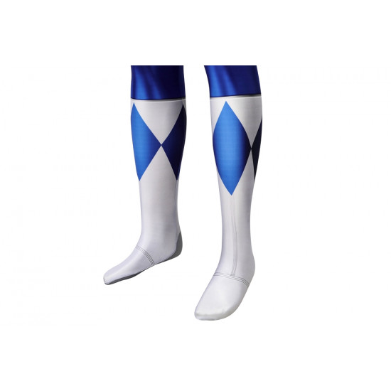 Tricera Ranger Dan Blue Power Rangers 3D Jumpsuit Tricera Ranger Dan Blue Power Rangers 3D Jumpsuit