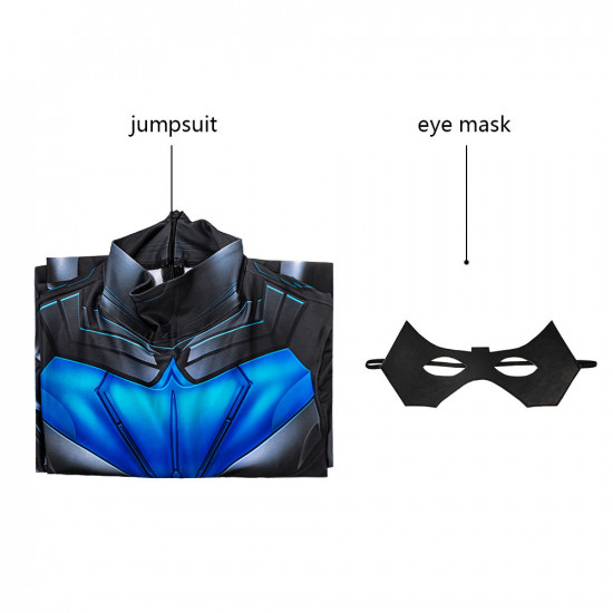 TV Titans Nightwing 3D Jumpsuit TV Titans Nightwing 3D Jumpsuit