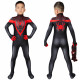 Ultimate Spider-Man PS5 Miles Morales Kids 3D Zentai Jumpsuit Ultimate Spider-Man PS5 Miles Morales Kids 3D Zentai Jumpsuit
