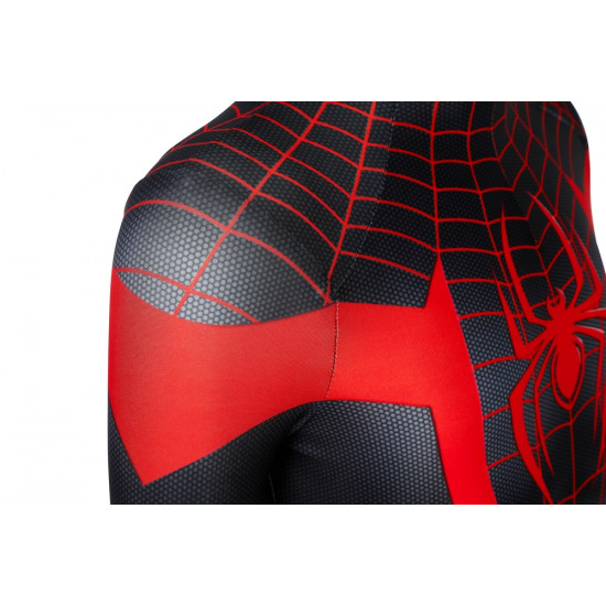 Ultimate Spider-Man PS5 Miles Morales Kids 3D Zentai Jumpsuit Ultimate Spider-Man PS5 Miles Morales Kids 3D Zentai Jumpsuit