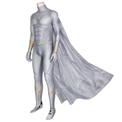 Wanda Vision White Vision 3D Cosplay Jumpsuit Wanda Vision White Vision 3D Cosplay Jumpsuit