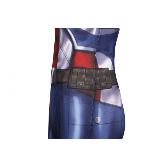 What If Peggy Carter Captain Carter Cosplay Jumpsuit