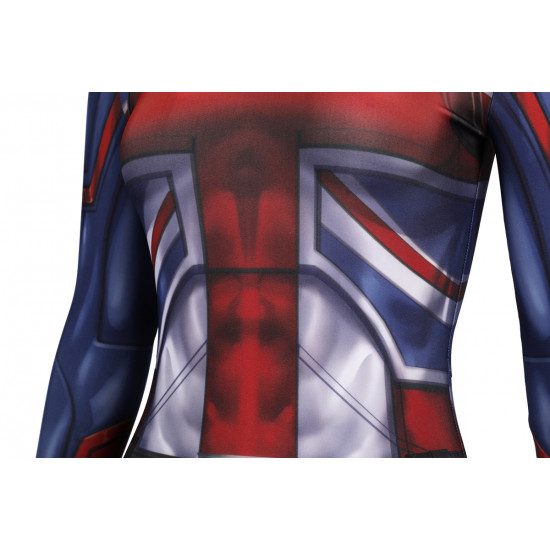 What If Peggy Carter Captain Carter Cosplay Jumpsuit
