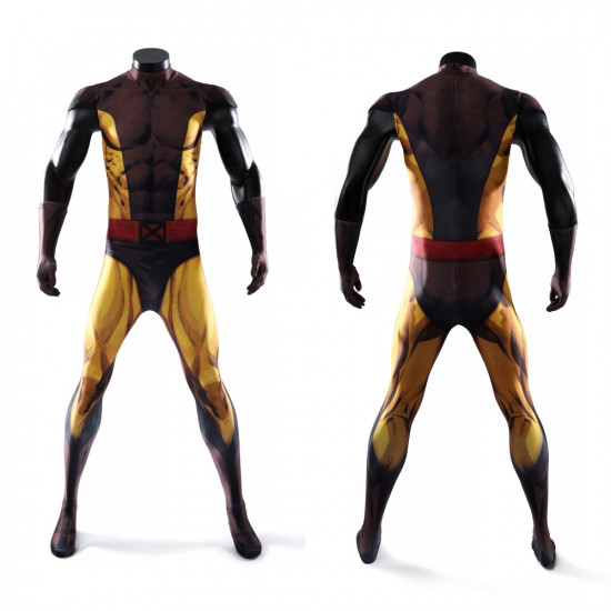 X-Men Wolverine The Brown Costume Cosplay Jumpsuit X-Men Wolverine The Brown Costume Cosplay Jumpsuit