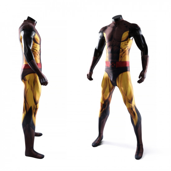 X-Men Wolverine The Brown Costume Cosplay Jumpsuit X-Men Wolverine The Brown Costume Cosplay Jumpsuit