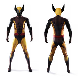 X-Men Wolverine The Brown Costume Cosplay Jumpsuit