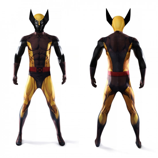 X-Men Wolverine The Brown Costume Cosplay Jumpsuit X-Men Wolverine The Brown Costume Cosplay Jumpsuit